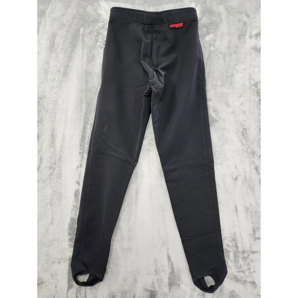 Pantalones de esquí vintage años 80 Peregrine tiro alto lana estribo talla 10L negros elásticos Foto 2 de 4