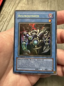 relinquished yugioh card price Yu-Gi-Oh yugioh Relinquished DL1-018 Ultra Parallel Rare Near MINT Jap