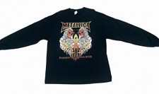 Vintage 2003 Metallica Summer Sanitarium Tour Long Sleeve Shirt 2XL Double-Sided