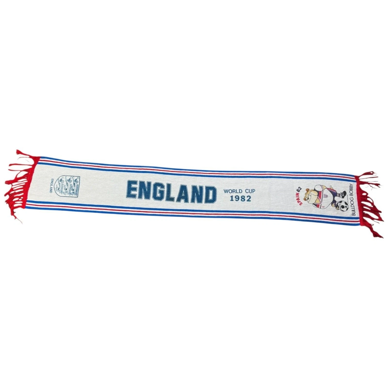 World Cup 1982 Vintage Scarf Admiral Scarf One Size Men's White Cotton