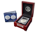 1887 Double Struck Error Morgan Silver Dollar Tribute 1 oz Fine Silver Bradford