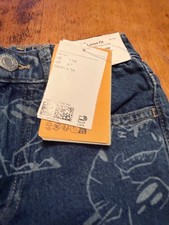 H M Loose Fit Stretch Blue Jeans Kids Size 5T NEW P9