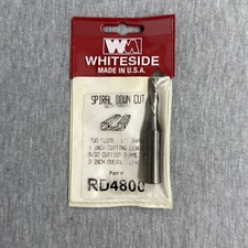 Whiteside RD4800 Spiral Downcut Bit, 1/2 in. SH x 9/32 in. CD x 1 in. CL