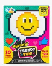 Grin Studios - TRENDY FUN Mystery Toy Box - 10 Trendy Fun Surprises New 