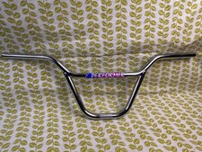 GT Performer BMX Handlebar Chrome Freestyle Bars 2 Piece Silver New Bike 2pc