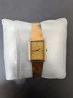 VTG Seiko Lassale 2F50-5279 Gold Tone 15.5mm Tank Women's Watch Works