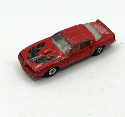Vintage Yatming #1060 Red Pontiac Firebird Trans Am 1/64 Diecast