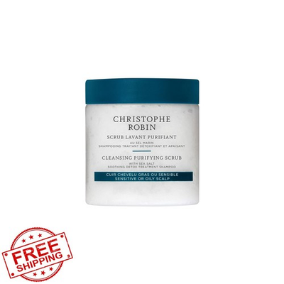#ad #ad Christophe Robin Sea Salt Scalp Scrub Detox Exfoliating Oily Scalp $34.99