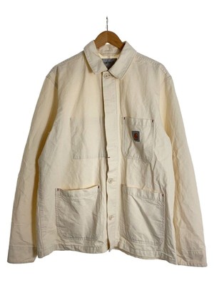 Carhartt coverall Jacket white XL Used | eBay