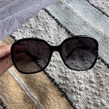 Coach HC8145 Oversized Square Black Sunglasse...