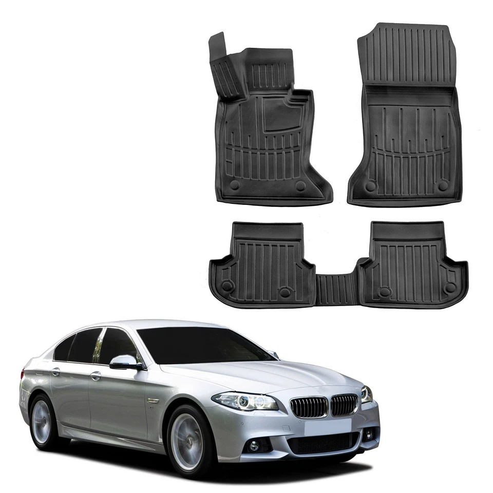 3D напольные коврики на заказ для всепогодных ковриков 2011-2016 BMW 5-Series F10/F11 - Изображение 2 из 4