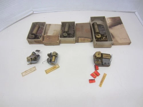 Lot of 6 (5 REUGE, 1 LADOR) Vintage Music Boxes Happy Birthday Anniversary Waltz