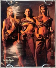 Vintage Tecate Beer The Gulp Of Mexico Poster Sexy Bandito Girls Pin Up Man Cave