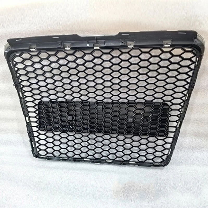 Front Bumper Center Grille Grill Honeycomb Style Mesh For Audi A6 C6 2004-2008 Foto 4 de 4