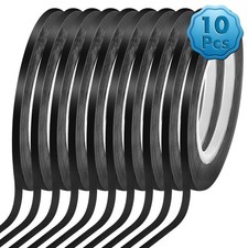 10 Rolls 1/8 Inch Pinstripe Tape Dry Erase Board Tape Graphic Chart Line