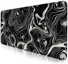 Abstract Lines Non-Slip Rubber Mouse Pad Desk Mat Gaming Keyboard Mat