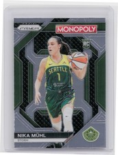 2024-25 Panini Prizm Monopoly WNBA Nika Mühl RC WNBA26 Storm All Star