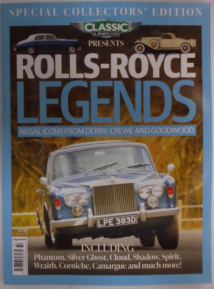 Classic & Sports Car magazine Presents Rolls-Royce Legends 2025 Collectors Edit