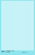 K4 Ho Scale Water Slide Decals White 116 Inch Stripes Set K4 Ho Scale Water Slide Decals White 116 Inch Stripes Set