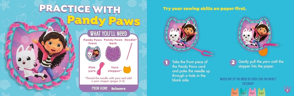 Gabby'S Dollhouse: My Simple Sewing (Dreamworks: Klutz JR) Book Type:Toy - image 2 of 4