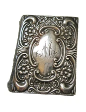 Antique Silver Repousse Calendar 1909 Crisford & Norris