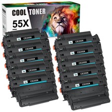 Lote Tóner Ce255x 55x Ce255a 55a Compatible con HP Laserjet P3015x P3015d M525dn
