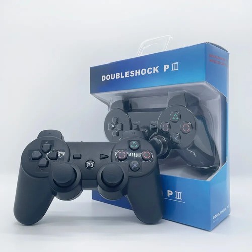 Wireless Bluetooth Controller Black For PlayStation 3 PS3 (Retail Box Included) - Picture 2 of 10