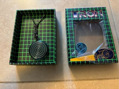 Disney Vintage TRON Legacy  necklace , NEW