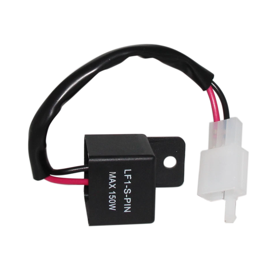 通用摩托车电子2针FLASHER固定LED转向信号超闪光灯 — 第 2/3 张图片