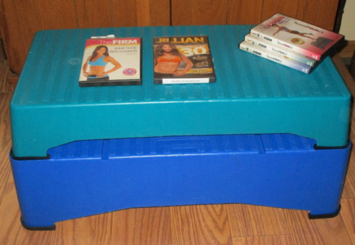 The Firm Transfirmer Exercise Steps Stepper w/ 2 DVD´s All 8 Rubber Feet