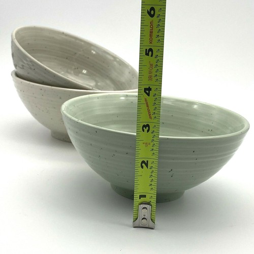 Sango Stoneware Bowls Set Of 3 Speckled Brooklyn Artists Park Dessert Side Bowl - Picture 7 of 7