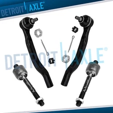Front Inner and Outer Tie Rod Ends for Honda Accord Acura TL CL Coupe Sedan 2.3L