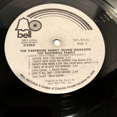 THE PARTRIDGE FAMILY SOUND MAGAZINE Vinyl LP Bell 6064 Ex Open Shrink w/Photo - Imagen 11 de 18