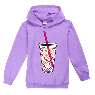 Oversized Hoodie Charli Damelio Merch Iced Coffee Hoodie Dunkin