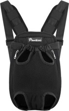Pawaboo XL Pet Backpack Carrier Dog Cat Front Carrier Travel Hiking Black NWT