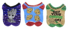 Bioworld Guardians of the Galaxy 2 - Ankle Socks 3 Pair  Sock Ring - NEW 
