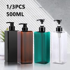 500ml Empty Soap Dispenser Hand Pump Bottle Plastic Lotion Shower Gel Container