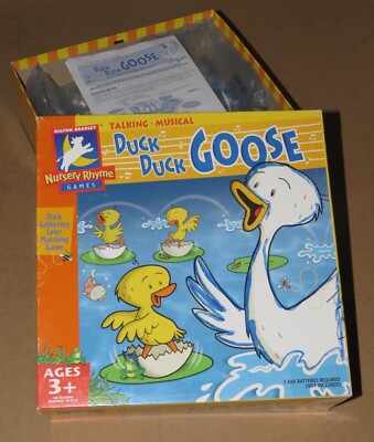 Duck Duck Goose Talking Musical Game - 2003 Milton Bradley - Complete & Nice