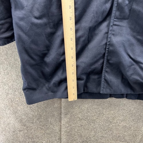 Ralph Lauren Jacket Women 8 Blue Pea Coat Long Black Label Vintage Winter Trench - Picture 4 of 12