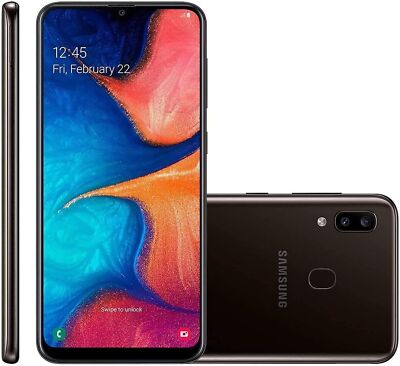 Samsung Galaxy A20 A205U 32GB Black Unlocked | AT&T | T-Mobile | Verizon A GRADE
