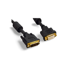 6ft Digital DVI Cable Male to Female Extension - Black