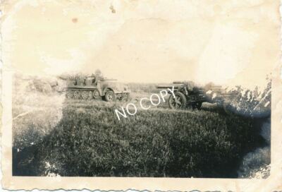 Foto WK 2, Sd Kfz Geschütz Vormarsch Juni 1941 A 1.11