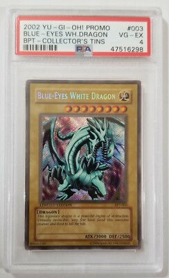Yu-Gi-Oh! BLUE-EYES WHITE DRAGON BPT-003 Secr. Rare 2002