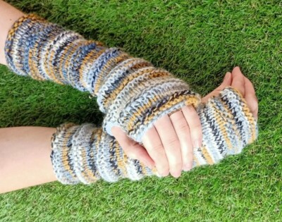 Wool Fingerless gloves, Arm warmers, Womens Long Fingerless Mittens, Wrist warme