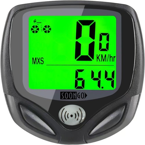 Wireless Waterproof Bike Computer with LCD - Multi-Function Speedometer - Picture 3 of 8