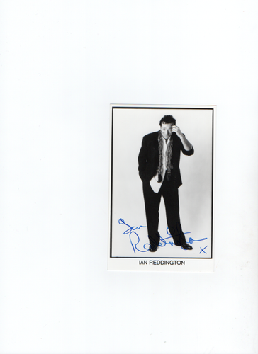 AUTOGRAPH OF IAN REDINGTON ACTOR EASTENDERS 5X3 B/W