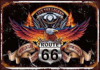 2 Harley Davidson 'I WANT' 10x8" Retro Vintage Metal Advertising Sign Wall Art