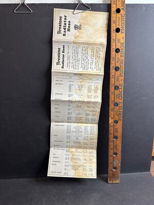 Vintage 1921-28 Firestone Radiator Hose Catalog, All Makes Autos