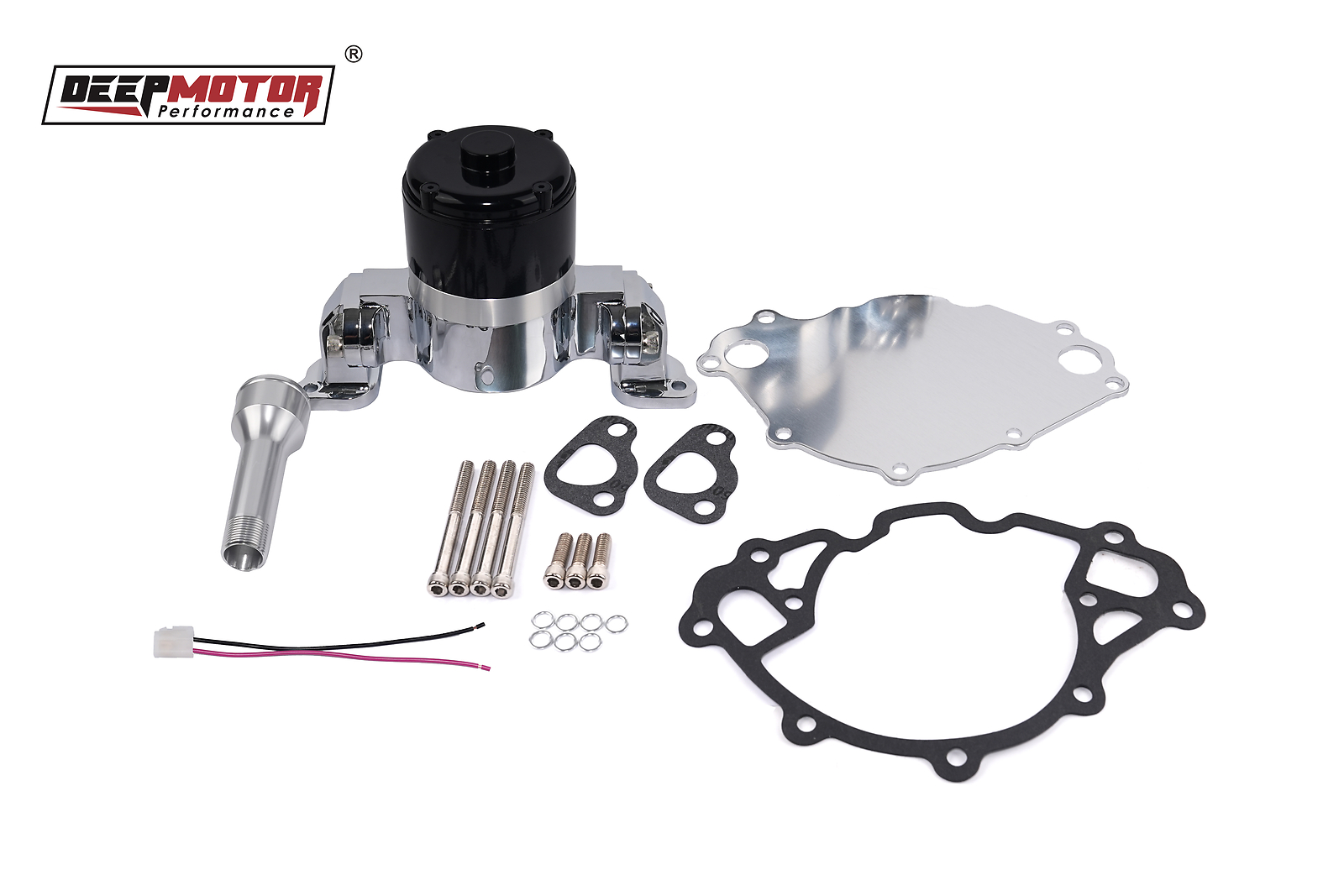 High-Performance SBF Electric Water Pump for Ford 289 302 351W High-Flow Chrome