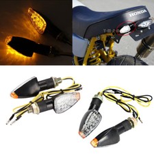 4 Pcs Motorcycle 14 LED DC 12V 4W Turn Signals Flasher Light Sport Racing Bike U